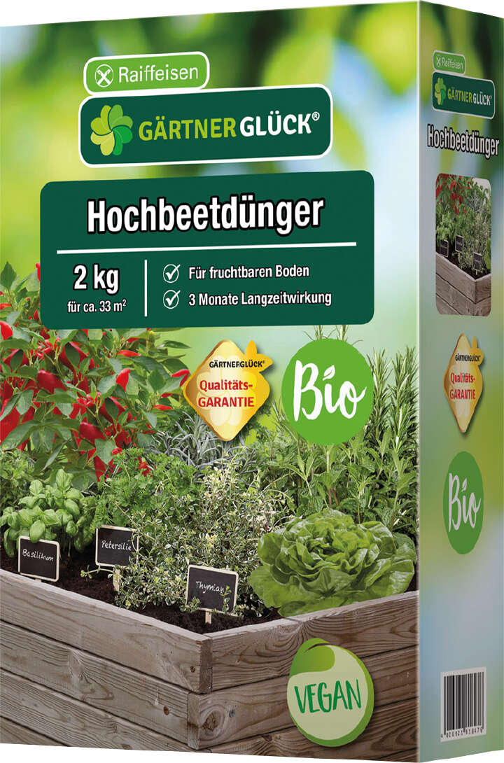 GÄRTNERGLÜCK Bio-Hochbeetdünger